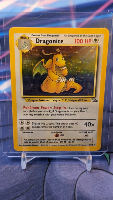 Dragonite Fossil Holo MP