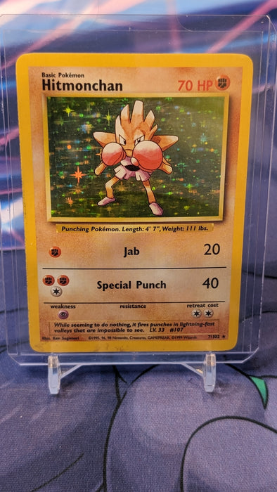 Hitmonchan Base Set Holo MP