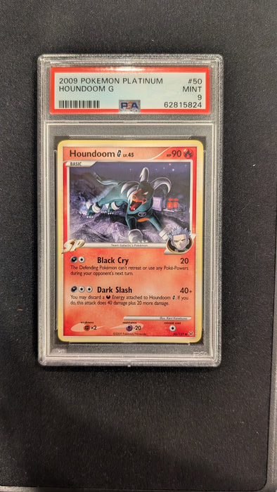Houndoom G Platinum 50/127 PSA 9