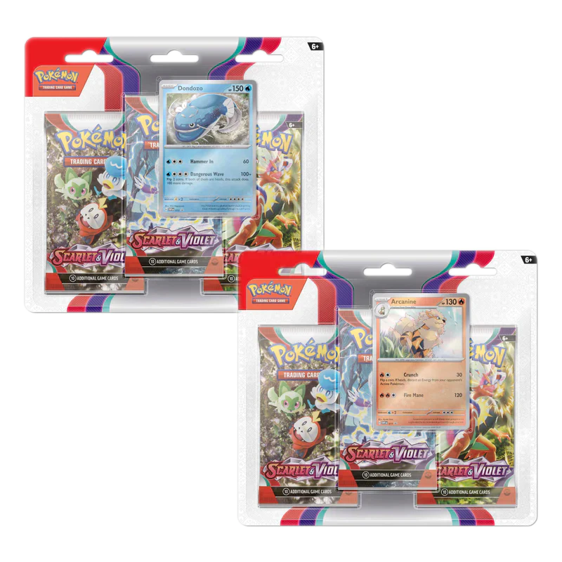 Pokémon Trading Card Game: Scarlet & Violet - 3 Pack Blister