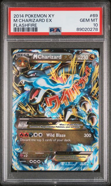 charizard pokemon card psa 10 worth M Charizard EX XY Flashfire PSA 10 — ThePokeNest