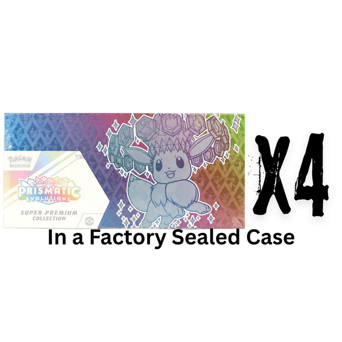Pokemon Prismatic Evolutions Super-Premium Collection Factory Sealed Case