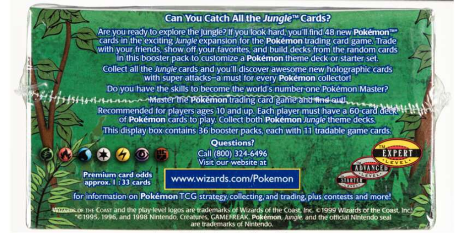 Jungle Unlimited Booster Box ThePokeNest Jungle Unlimited Booster Box ThePokeNest