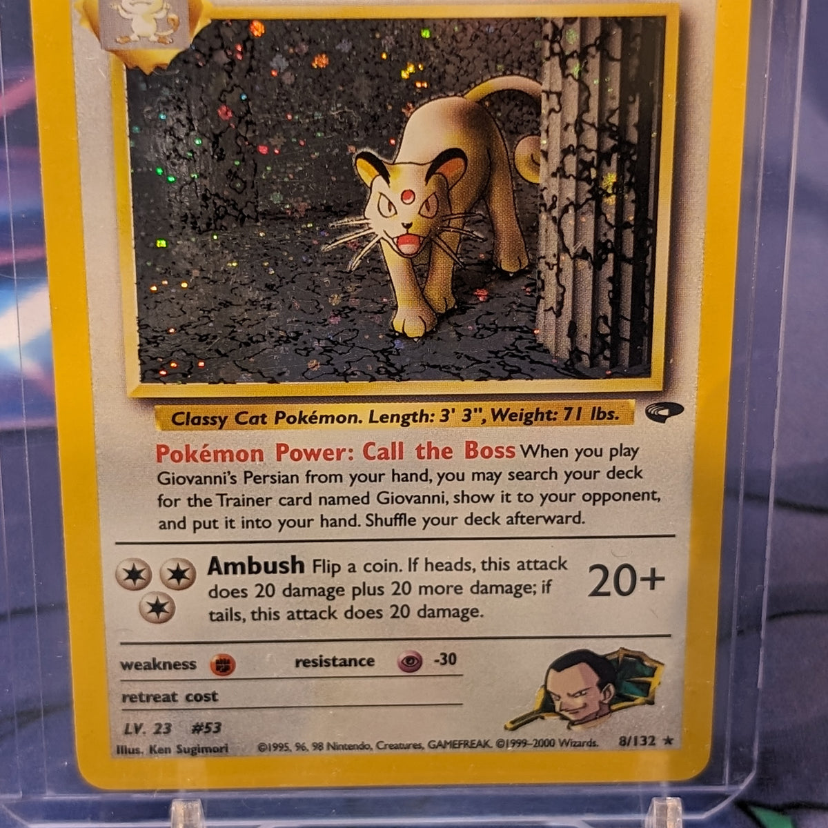 Giovanni's Persian Gym Challenge Holo LP — ThePokeNest