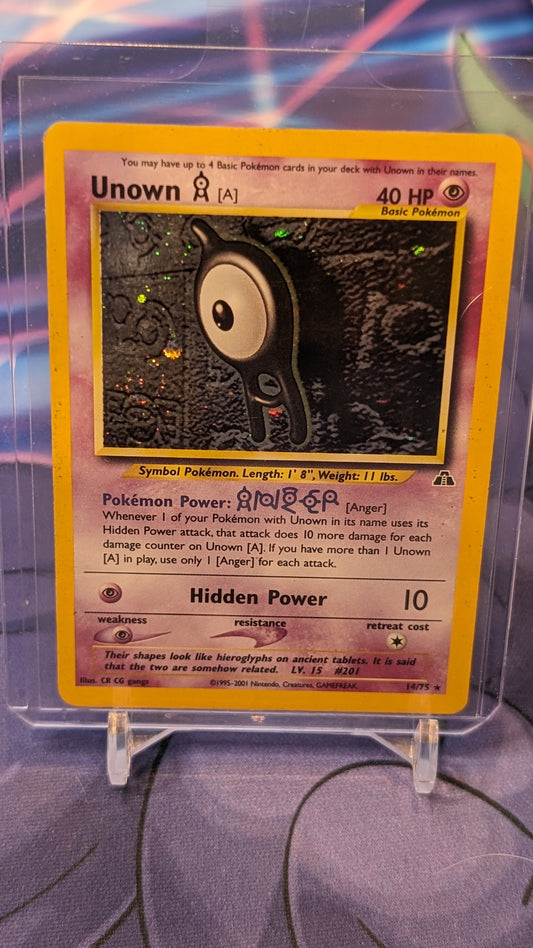 Unown (A) Neo Discovery Holo MP