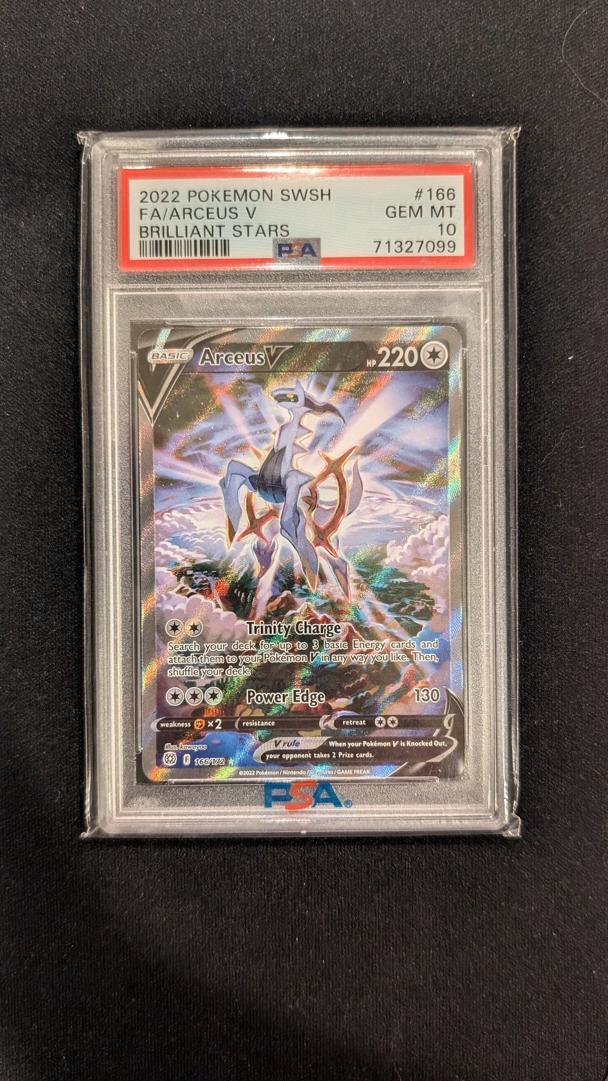 Arceus V Alt Art Brilliant Stars 166/172 PSA 10 — ThePokeNest