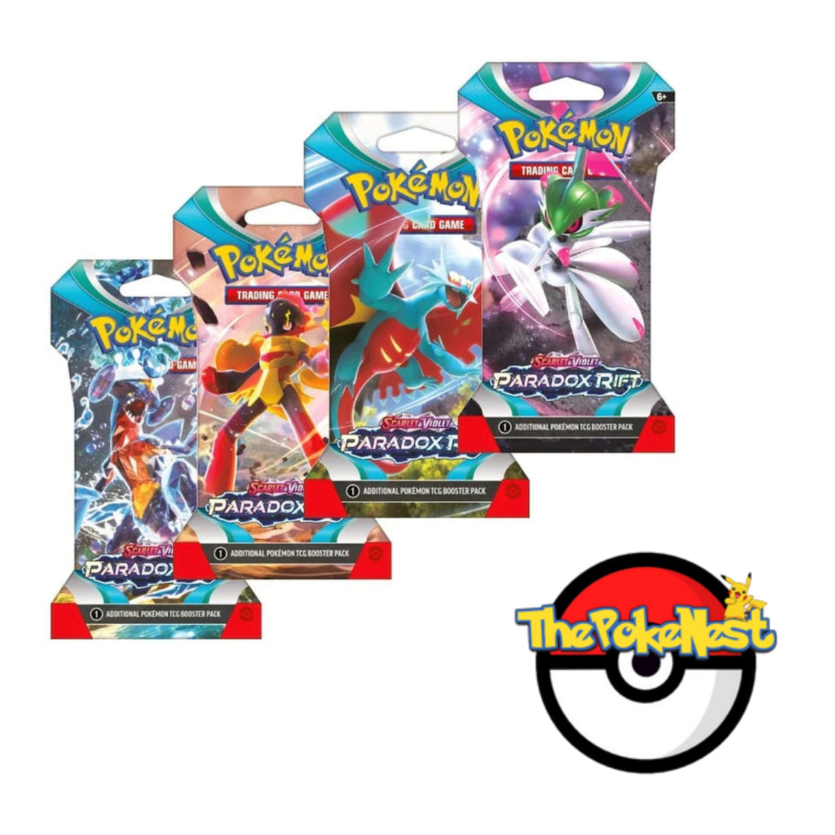 paradox rift booster box pokemon center Pokemon Paradox Rift Sleeved Booster Pack — ThePokeNest