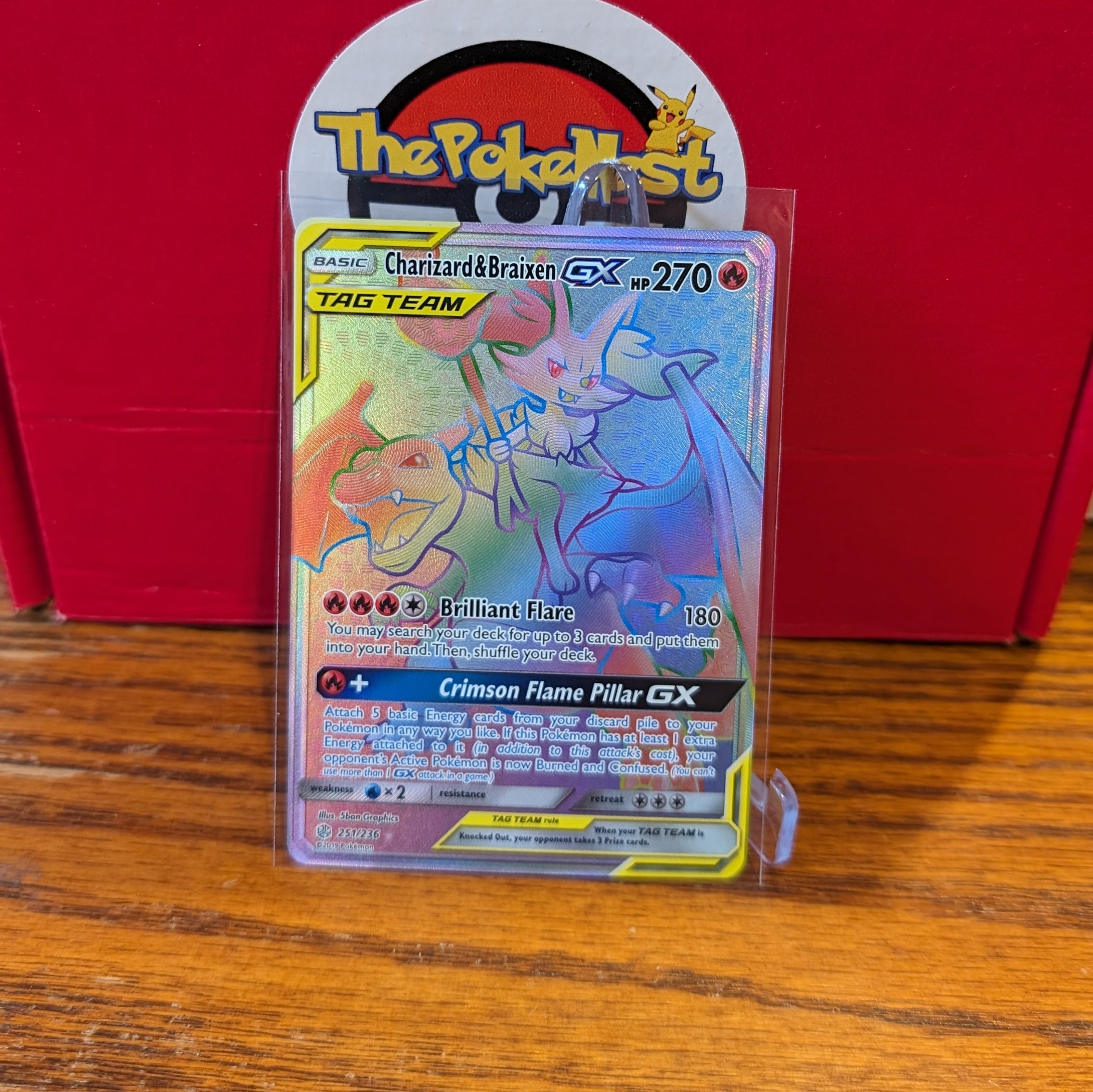 Pokemon Charizard & Braixen GX 2024 Secret