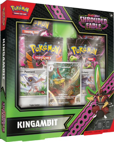 Pokemon: Scarlet & Violet 6.5 - Shrouded Fable Kingambit Illustration ThePokeNest Pokemon: Scarlet & Violet 6.5 - Shrouded Fable Kingambit Illustration ThePokeNest