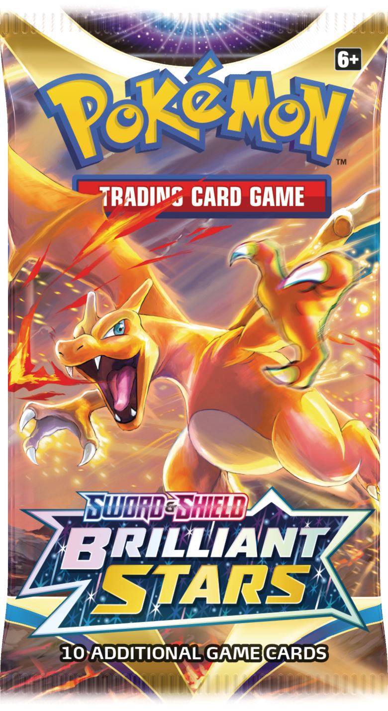 pokemon charizard booster pack Brilliant Stars Booster Pack — ThePokeNest