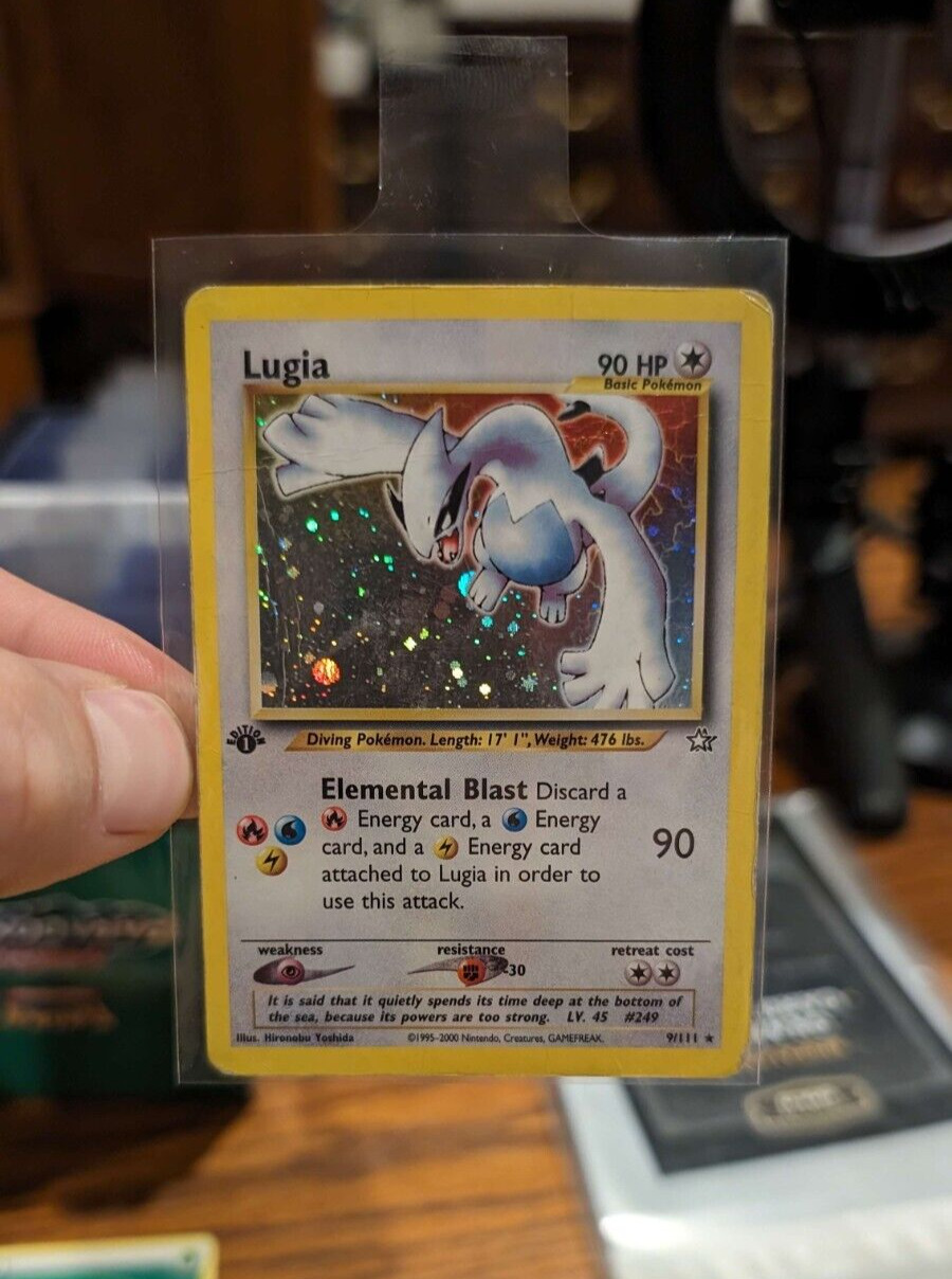 1st Edition Lugia Neo Genesis Holo HP / DAMAGED — ThePokeNest