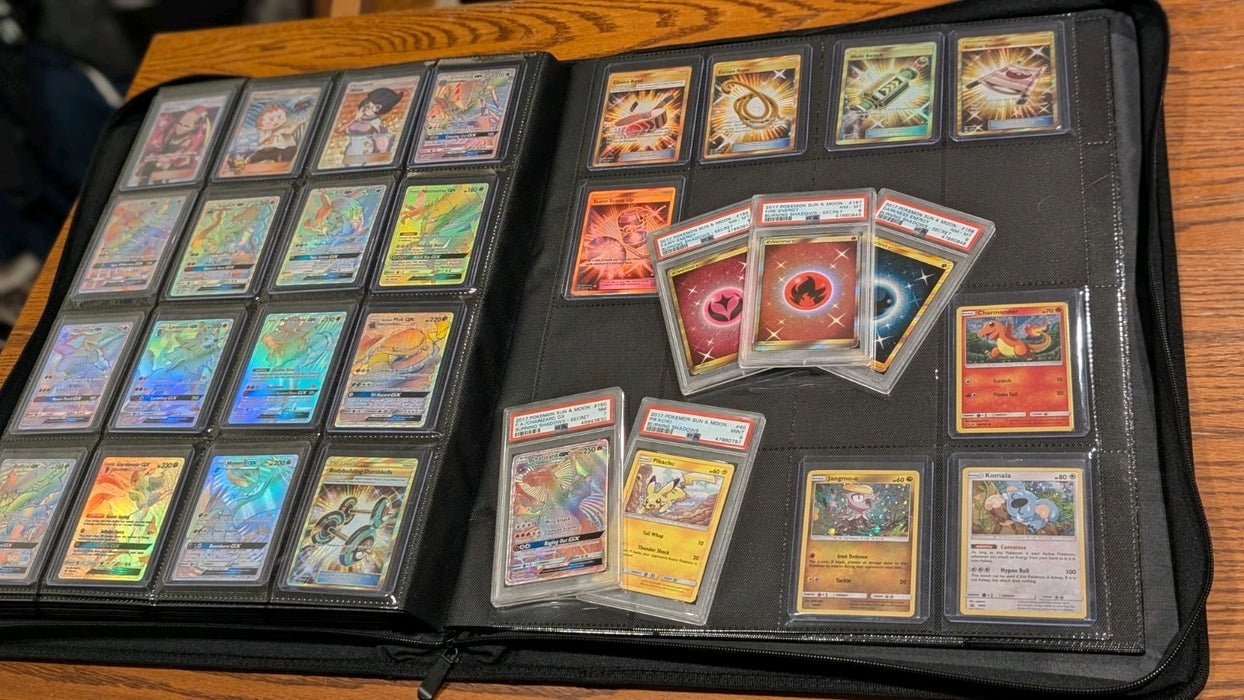 Complete Sun & Moon Burning Shadows Master Set + PSA Graded Charizard & More