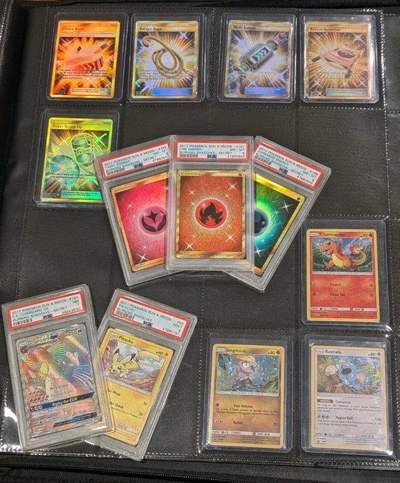 Complete Sun & Moon Burning Shadows Master Set + PSA Graded Charizard & More