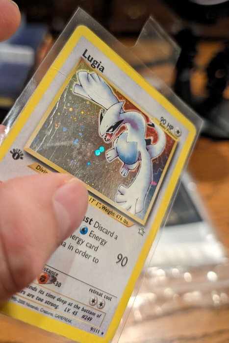 1st Edition Lugia Neo Genesis Holo HP / DAMAGED ThePokeNest 1st Edition Lugia Neo Genesis Holo HP / DAMAGED ThePokeNest