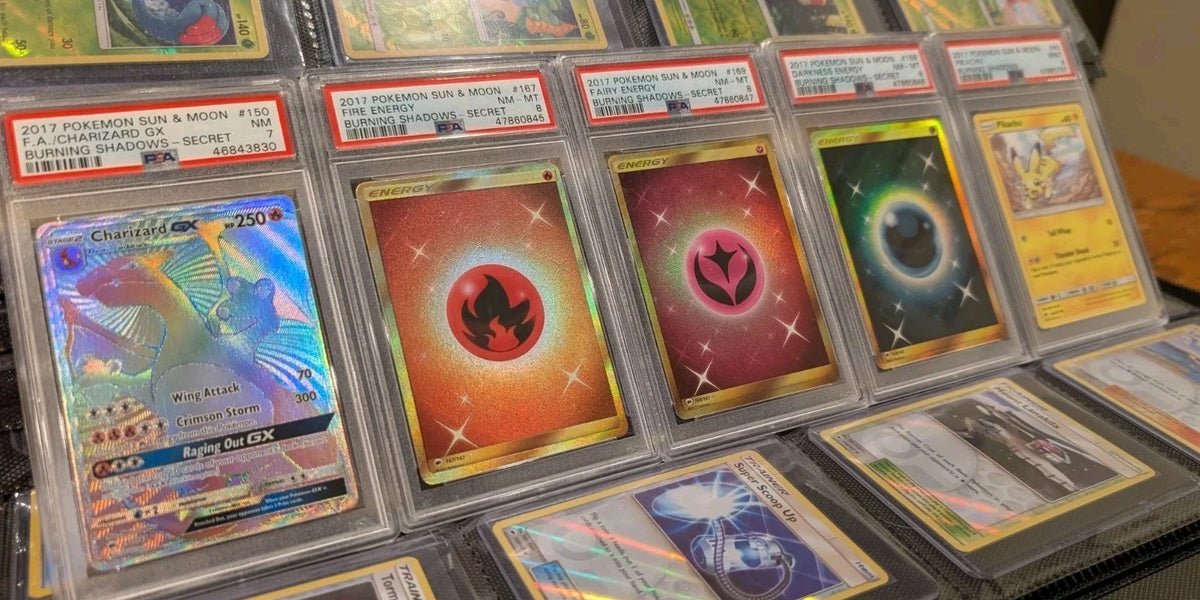 Complete Sun & Moon Burning Shadows Master Set + PSA Graded Charizard   ThePokeNest